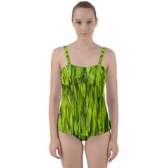 Agricultural Field   Twist Front Tankini Set by rsooll