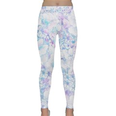 Blossom In A Hundred - Classic Yoga Leggings by WensdaiAmbrose