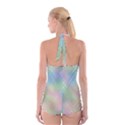 Pastel Mermaid Sparkles Boyleg Halter Swimsuit  View2
