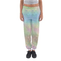 Pastel Mermaid Sparkles Women s Jogger Sweatpants by retrotoomoderndesigns