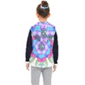 Lotus Flower Bird Metatron s Cube Kids  Hooded Puffer Vest View2