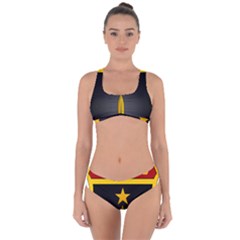 Iran Special Forces Insignia Criss Cross Bikini Set by abbeyz71