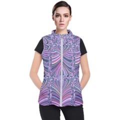 Electric Field Art Ix Women s Puffer Vest by okhismakingart