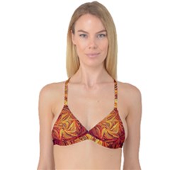 Electric Field Art Lv Reversible Tri Bikini Top by okhismakingart