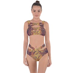 Electric Field Art Lvi Bandaged Up Bikini Set  by okhismakingart