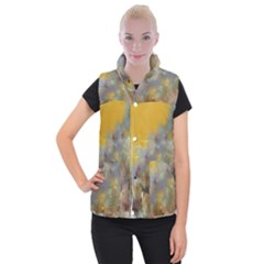 Abstract: Candle And Nail Polish Women s Button Up Vest by okhismakingart