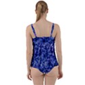 Queen Annes Lace in Blue Twist Front Tankini Set View2