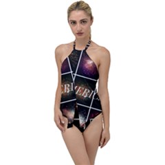 America Go With The Flow One Piece Swimsuit by okhismakingart