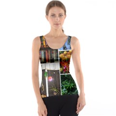 Floral Collage Tank Top by okhismakingart