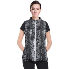 Tree Fungus Branch Vertical High Contrast Women s Puffer Vest by okhismakingart