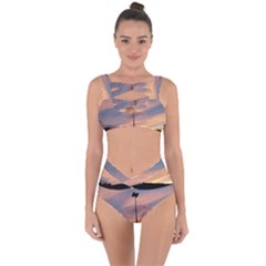 Parking Lot Sunset Bandaged Up Bikini Set  by okhismakingart