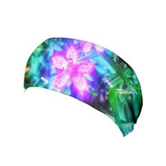 Glowing Flowers Yoga Headband by okhismakingart