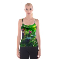 Bur Flowers Spaghetti Strap Top by okhismakingart