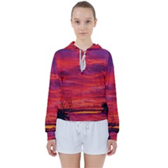 Warm Landscape Women s Tie Up Sweat by okhismakingart