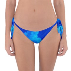 Deep Blue Clouds Reversible Bikini Bottom by okhismakingart