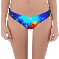 Psychedelic Spaceship Reversible Hipster Bikini Bottoms by okhismakingart