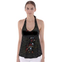 Moon Supernova Babydoll Tankini Top by okhismakingart