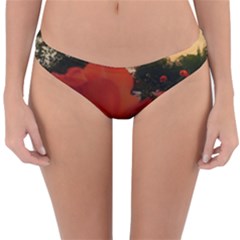 Rose Landscape Reversible Hipster Bikini Bottoms by okhismakingart