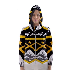 Iranian Military Mountain Warfare Badge Women s Hooded Windbreaker by abbeyz71