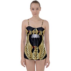 Iranian Army Freefall Parachutist 2nd Class Badge Babydoll Tankini Set by abbeyz71