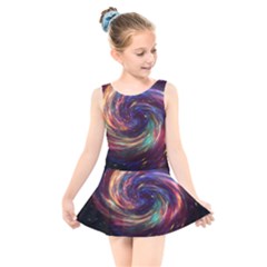 Cassiopeia Supernova Cassiopeia Kids  Skater Dress Swimsuit by Pakrebo