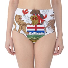 Coat Of Arms Of Alberta Classic High-waist Bikini Bottoms by abbeyz71