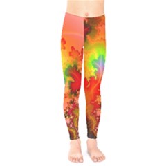 Background Abstract Color Form Kids  Legging by Pakrebo