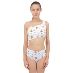 Pizza Pattern Pepperoni Cheese Funny Slices Spliced Up Two Piece Swimsuit by genx
