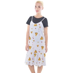 Pizza Pattern Pepperoni Cheese Funny Slices Camis Fishtail Dress by genx