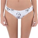 Pigs Handrawn Black And White Square13k Black Pattern Skull Bats Vintage K Reversible Hipster Bikini Bottoms View1