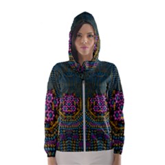 The  Only Way To Freedom And Dignity Ornate Women s Hooded Windbreaker by pepitasart