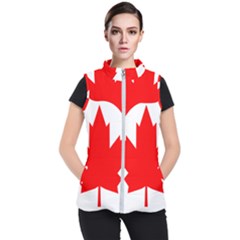 Flag Of Canada, 1964 Women s Puffer Vest by abbeyz71