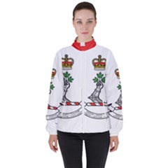Flag Of Royal Military College Of Canada Women s High Neck Windbreaker