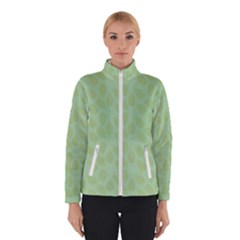 Leaves - Light Green Winter Jacket by WensdaiAmbrose