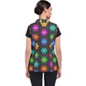 Pattern Background Colorful Design Women s Puffer Vest View2