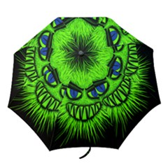 Monster Green Evil Common Folding Umbrellas