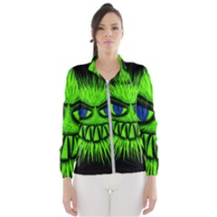 Monster Green Evil Common Women s Windbreaker by HermanTelo