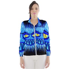 Monster Blue Attack Women s Windbreaker by HermanTelo