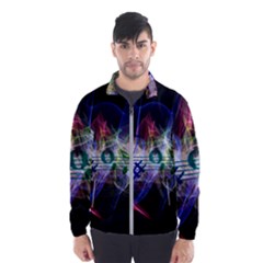 Particles Music Clef Wave Men s Windbreaker by HermanTelo