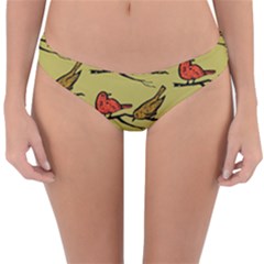 Bird Animal Nature Wild Wildlife Reversible Hipster Bikini Bottoms by HermanTelo