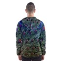 Peacock Feathers Colorful Feather Men s Hooded Windbreaker View2