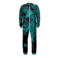 Angry Male Lion Predator Carnivore Onepiece Jumpsuit (kids) by Sudhe