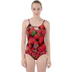 Strawberries Cut Out Top Tankini Set by TheAmericanDream