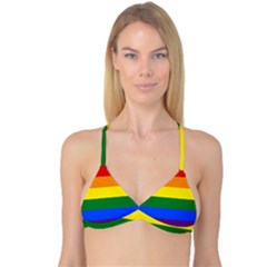Lgbt Rainbow Pride Flag Reversible Tri Bikini Top by lgbtnation