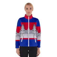 National Flag Of Cambodia Winter Jacket by abbeyz71