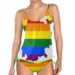 Lgbt Flag Map Of Cambodia Tankini Set by abbeyz71