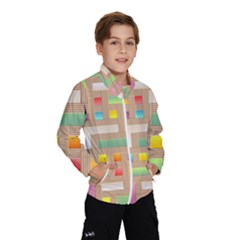 Abstract Background Colorful Kids  Windbreaker by HermanTelo
