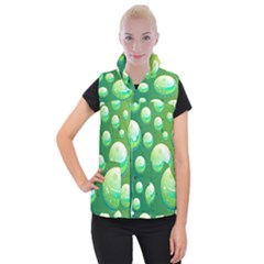 Background Colorful Abstract Circle Women s Button Up Vest by HermanTelo