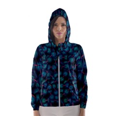 Background Abstract Textile Design Women s Hooded Windbreaker by HermanTelo