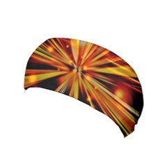 Zoom Effect Explosion Fire Sparks Yoga Headband by HermanTelo